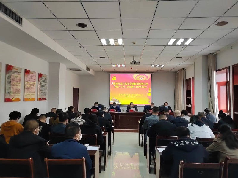 市龍江城鄉發展集團召開學習黨的二十大精神專題會議